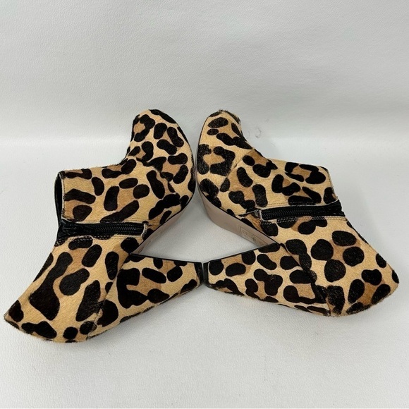 OFFICE LONDON Animal Print Fur Heel Booties Women’s Size 37 - Picture 9 of 12